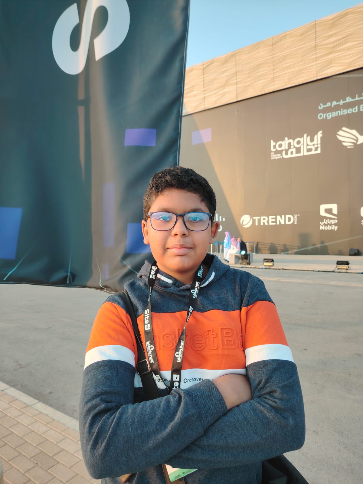 Kareem at an event in Riyadh